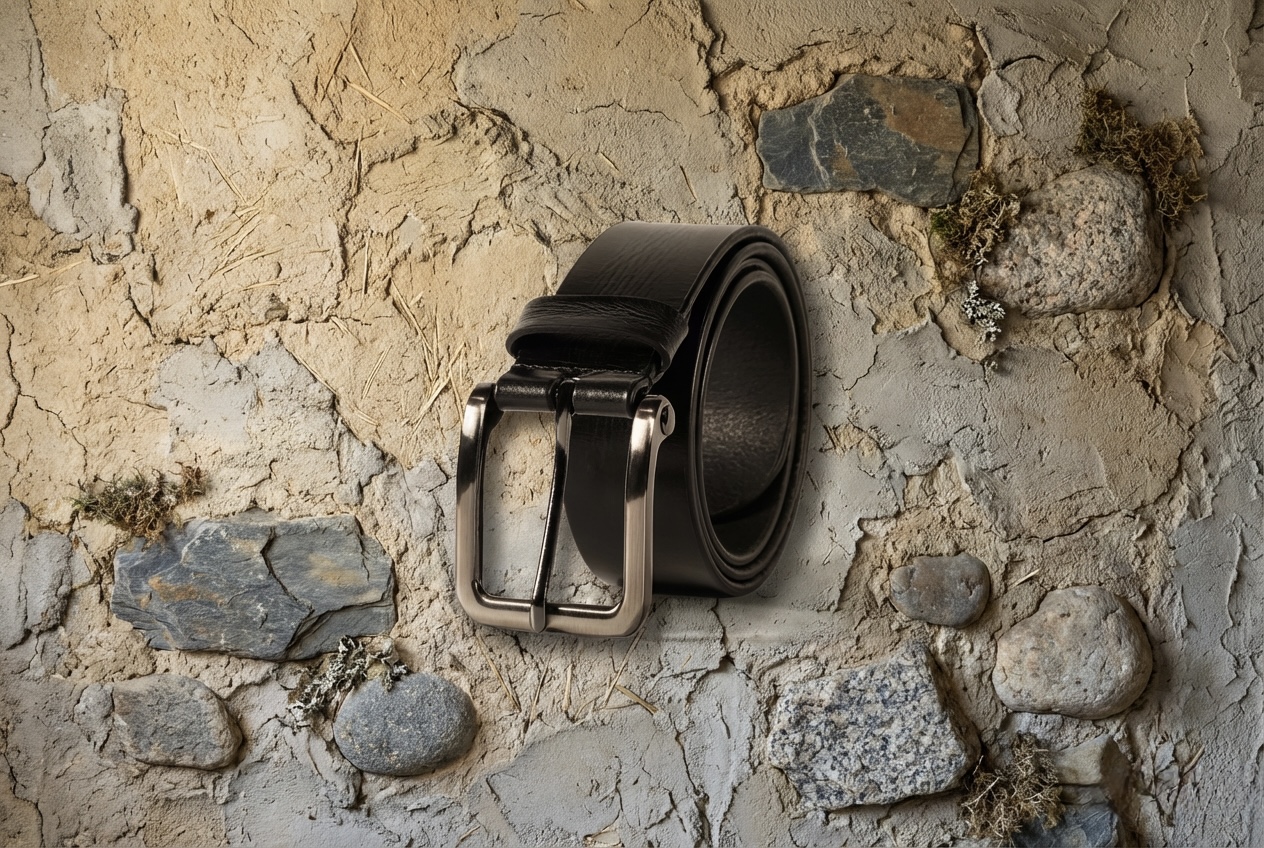 Sterling Core Black Belt – Premium Automatic Leather Ratchet Belt - Image 2