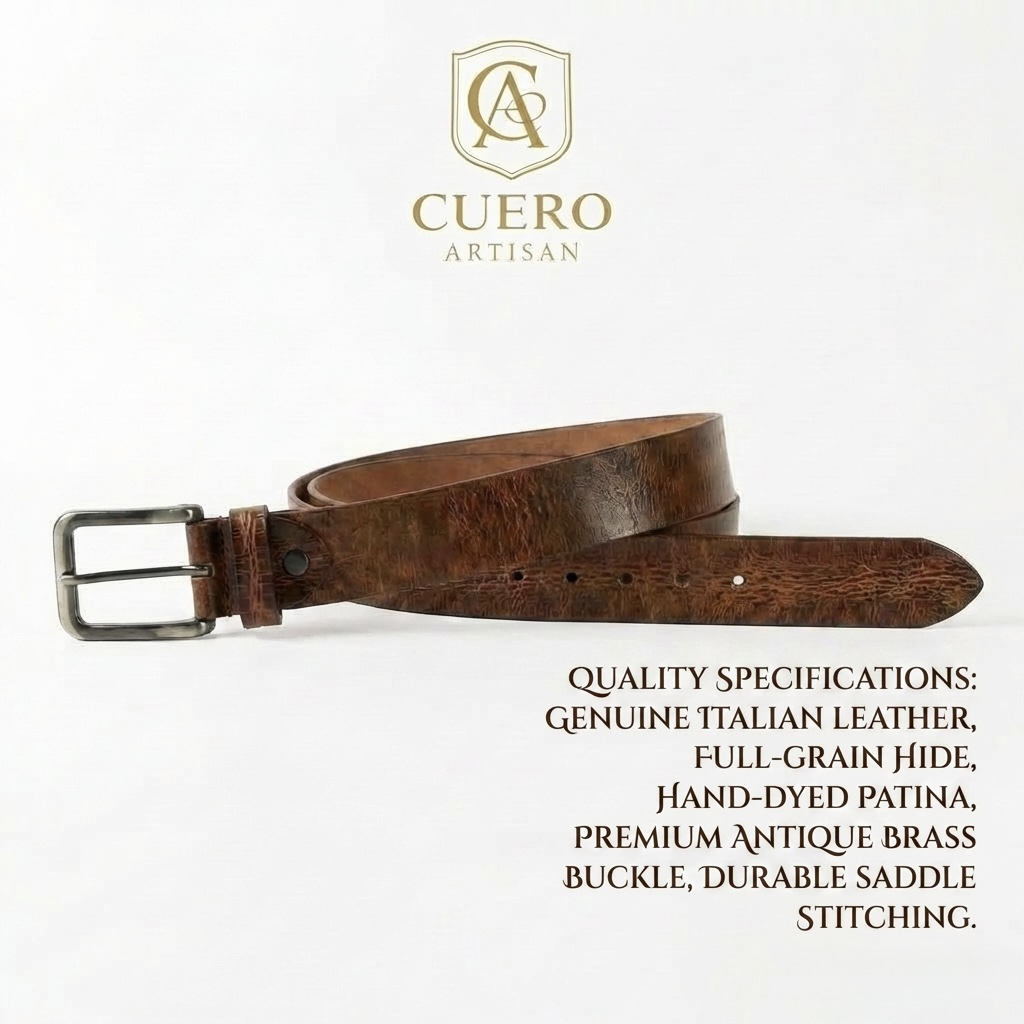 Rustik Grain Tan Belt – Premium Leather Casual & Formal Belt - Image 11