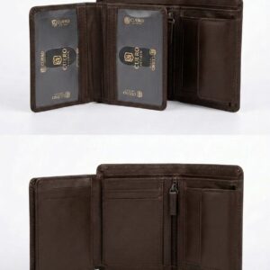 Espresso Essence Brown Men's Wallet – Sleek Compact Everyday Wallet
