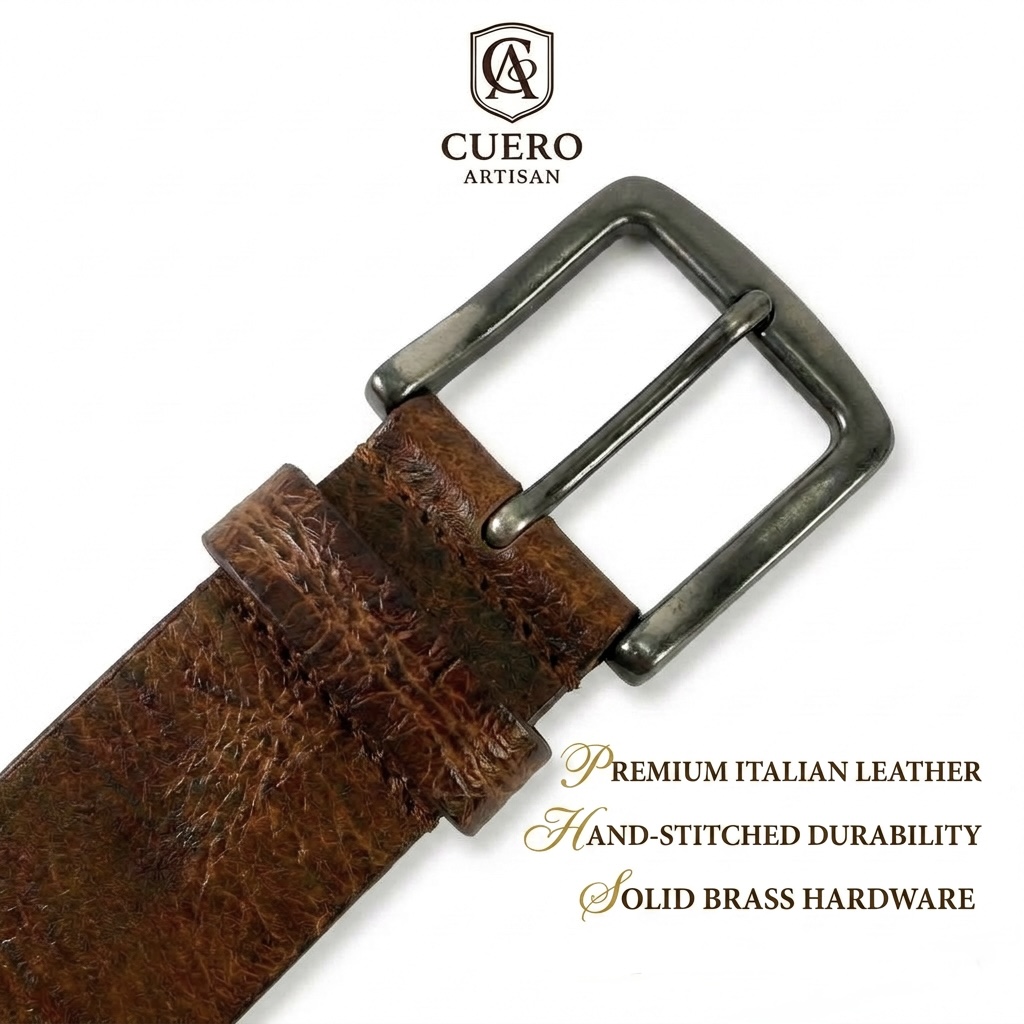 Rustik Grain Tan Belt – Premium Leather Casual & Formal Belt - Image 9