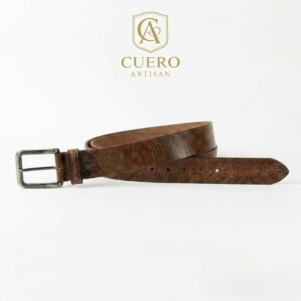 Rustik Grain Tan Belt – Premium Leather Casual & Formal Belt - Image 5