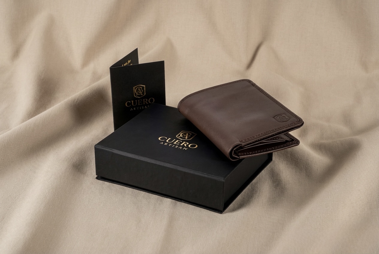 Espresso Essence Brown Men’s Purse – Sleek Compact Everyday Wallet - Image 6