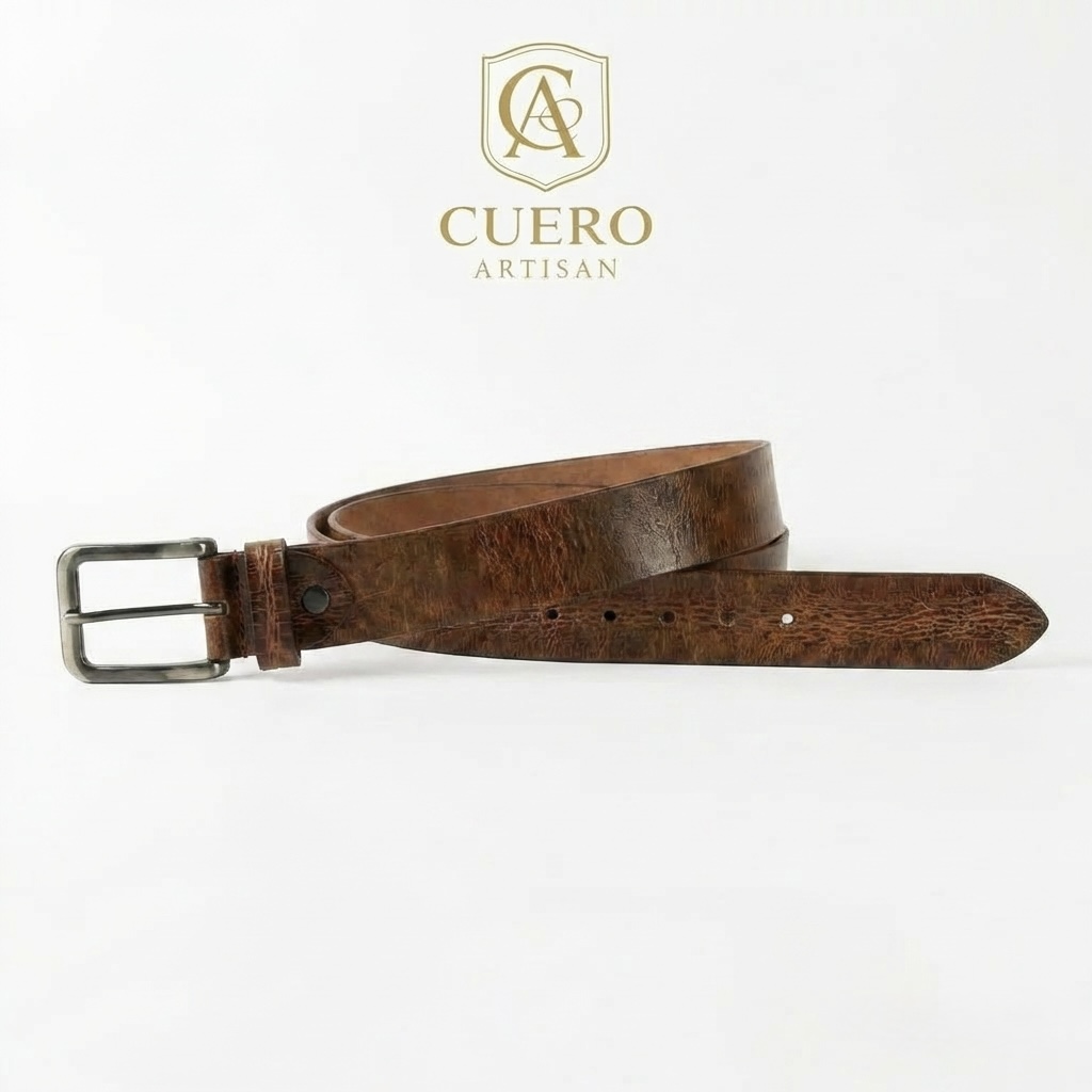 Rustik Grain Tan Belt – Premium Leather Casual & Formal Belt - Image 4