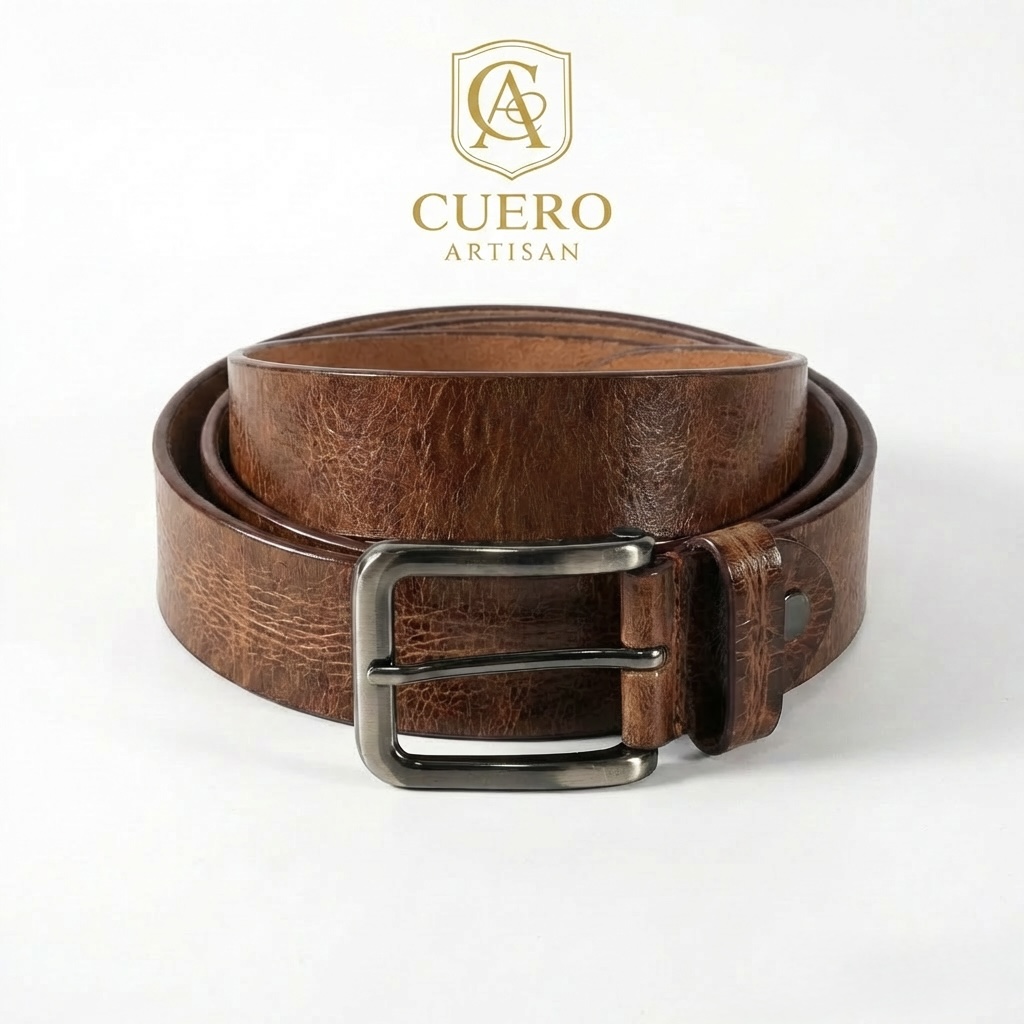 Rustik Grain Tan Belt – Premium Leather Casual & Formal Belt
