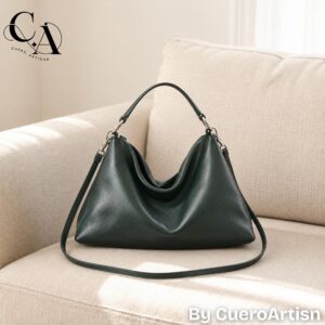 The Belgravia Slouch Shoulder Bag – Soft Cowhide Leather